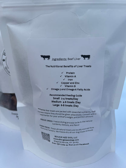 Freeze Dried Beef Liver- 6 oz