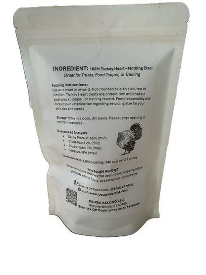 Freeze Dried Raw Turkey Heart