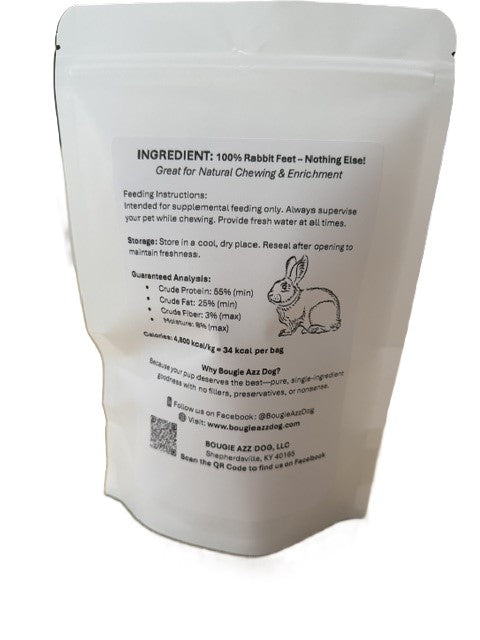 Freeze Dried Raw Rabbit Feet